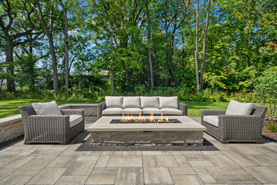 Example of a patio design in Chicago
