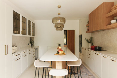Idée de décoration pour une cuisine nordique.