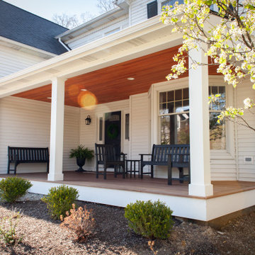 Classic Ipe Porch with Douglas Fir Ceiling