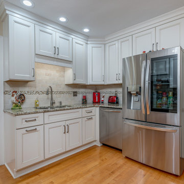 Small White Kitchen Design Roanoke, VA