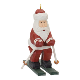 Melrose International Moose on Skis Ornament (Set of 6)