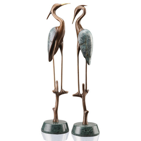 Wetland Herons Pair