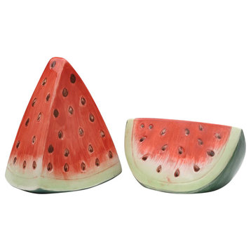 Watermelon Fruit Melon Salt and Pepper Shaker Set