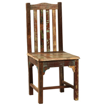 Farmhouse Salvaged Wood Dining Chair