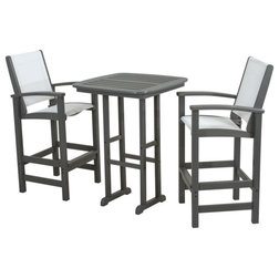 Transitional Outdoor Pub And Bistro Sets by POLYWOOD