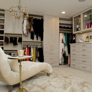 Luxurious Transitional Closet