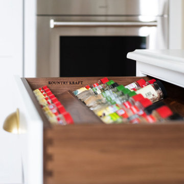 White Kitchen Cabinets in New England