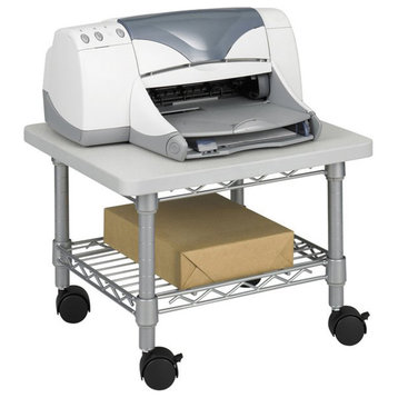 Safco Under-Desk Printer/Fax Stand in Gray