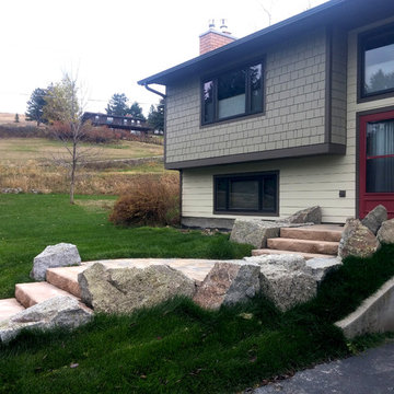 Granite quarried by convict labor 100 years ago-becomes modern hardscapng entry
