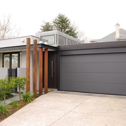 Hormann Insulated Sectional Garage Door - Silkgrain L Rib Anthracite Grey - Garage Doors & Openers