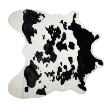 Black And White Animal Print Area Rug