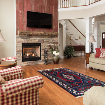 Custom Cherry Wood Floors & Stairs - New Hampshire