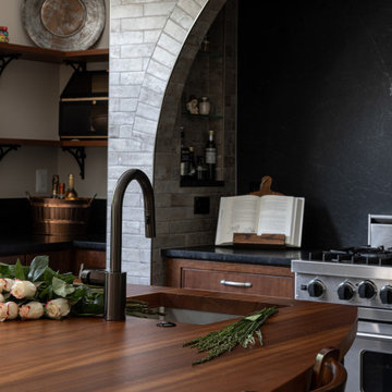 Transitional Modern English Cottage Kitchen