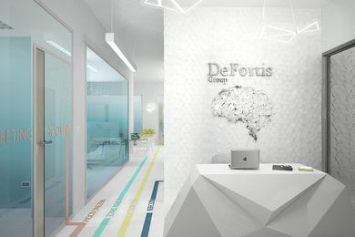 Проект офисного помещения площадью 140 кв м в центре Москвы создан для Defortis