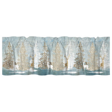 Winter Wonderland Window Valance