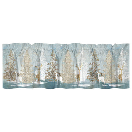 Winter Wonderland Window Valance