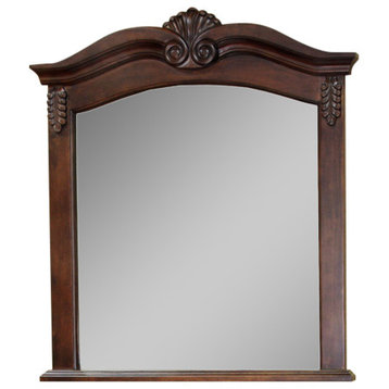 Unique Solid Wood Walnut Frame Mirror