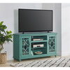 Bowery Hill Modern / Contemporary 2 Door Antique Teal 63" TV Stand
