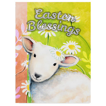 Valarie Wade 'Easter Blessings' Canvas Art, 47"x35"
