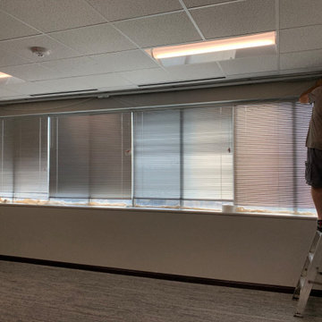 Law Office Draperies - Install