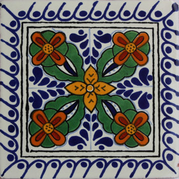 2x2 36 pcs Cacerez Talavera Mexican Tile