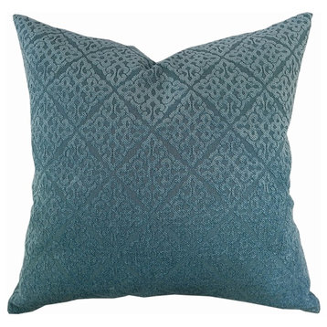Diamond Patterned Chenille Decorative Spa Pillow - Down Alternative Filled