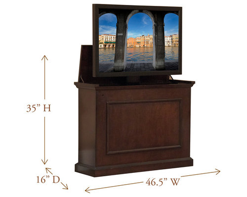 elevate tv lift cabinets for flat screen tv's up to 42"