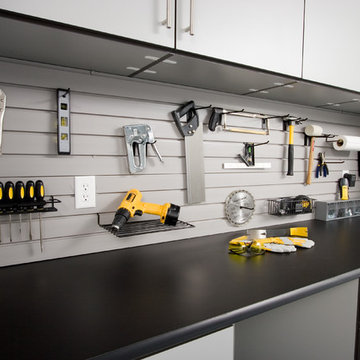 Slat wall storage for tools