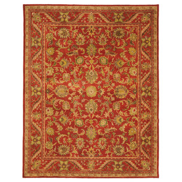 Safavieh Antiquity Collection AT52 Rug, Red, 9'6"x13'6"