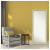 Floor Leaner Full Length Mirror Textured Light Gold: Outer Size 29 x 65