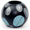Round Decorative Glass Vase