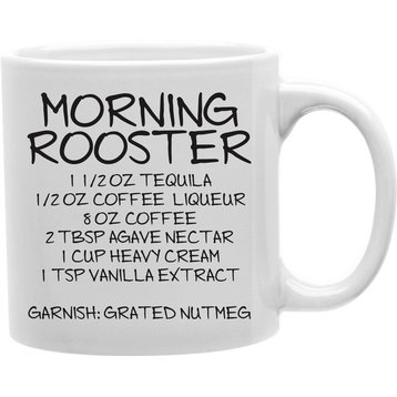 Morning Rooster Recipe Mug