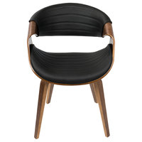 Symphony Chair, Walnut and Black