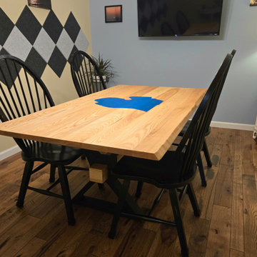 Custom Ash Conference Table | Michigan Epoxy Boardroom Table