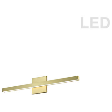 Dainolite ARL-2518LEDW Arandel 2"W LED Bath Bar - Aged Brass
