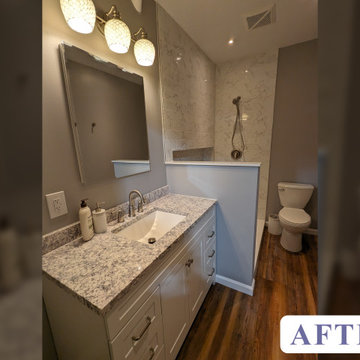 Morrow, Ohio Basement Bathroom Addition