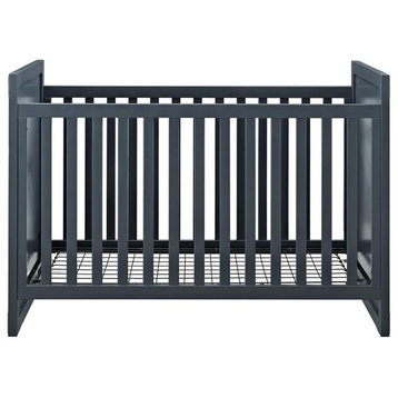 Pemberly Row 2 in 1 Convertible Crib in Graphite Blue