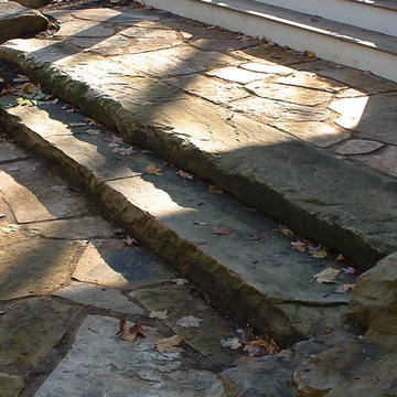 Steps and outcroppings