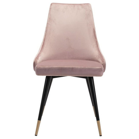 Piccolo Dining Chair Pink Velvet