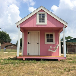 Pink Playhouse - Outdoor Playhouses
