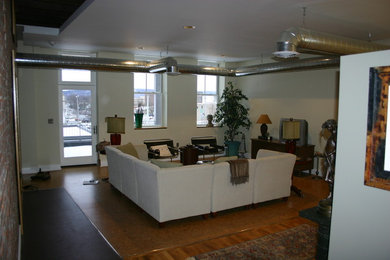 Inspiration for a contemporary home design remodel in New York