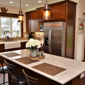 Lieters Ford, IN. BaileyTown Select. Maple Craftsman Inspired Kitchen