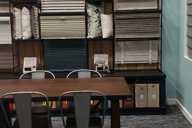 Home office - transitional home office idea in Seattle