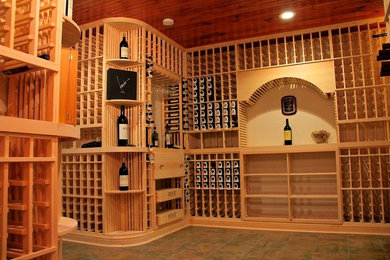 Elegant wine cellar photo in New York