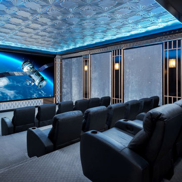 Art Deco Style Home Theater