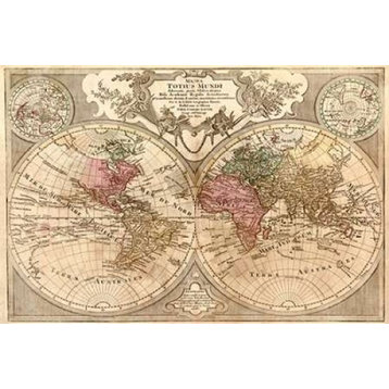 "World Map Prepared for then French King" Poster Print