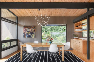 Inspiration for a 1960s dining room remodel in Los Angeles