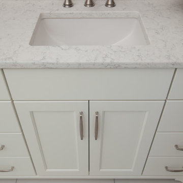 Master Bathroom Remodel from Traditional to Classic Transitional