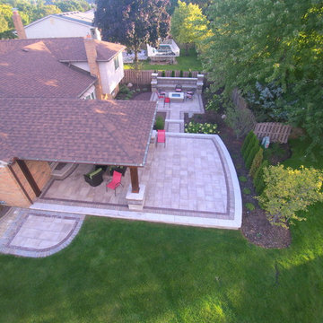 Attached Structure Renovation with Fire Pit