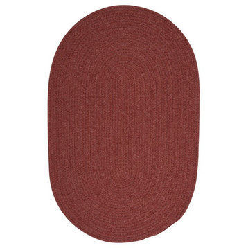 Colonial Mills Bristol WL11 Rosewood Traditional Area Rug, Round 10'x10'